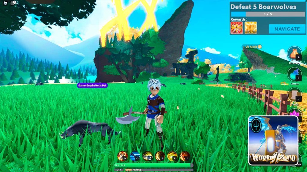  เกม Roblox  ภาค World  Zero By KUBET Team