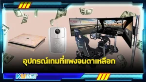 อุปกรณ์เกมที่แพงจนตาเหลือก - KUBET Game