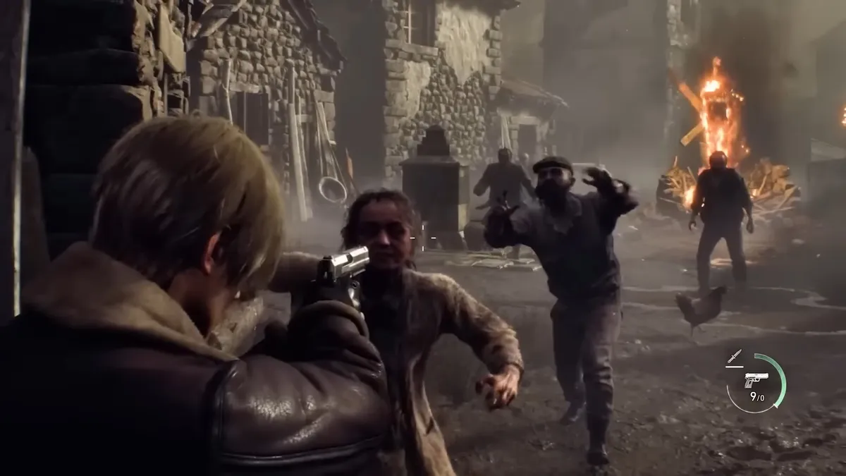 Villager’s house  ในเกม Resident evil 4 remake  By KUBET