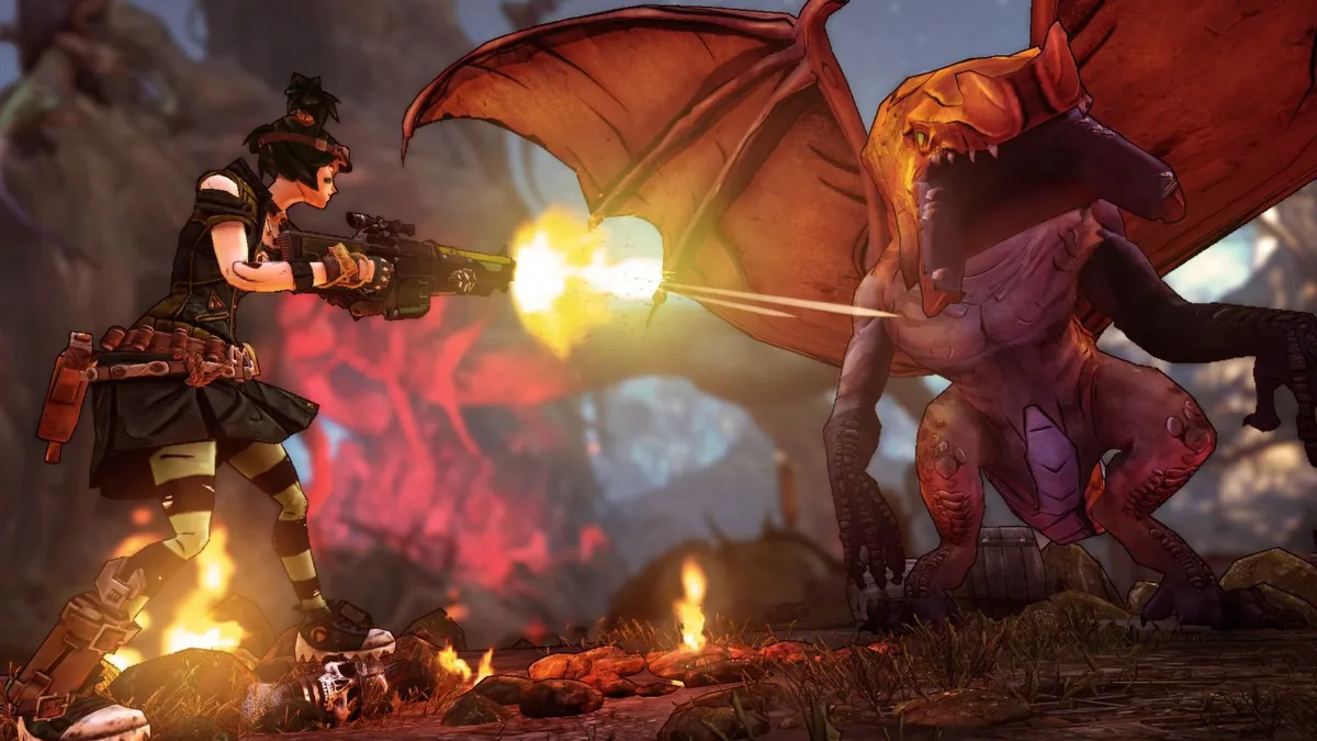 Handsome Dragon ในเกม Borderlands 2  By KUBET