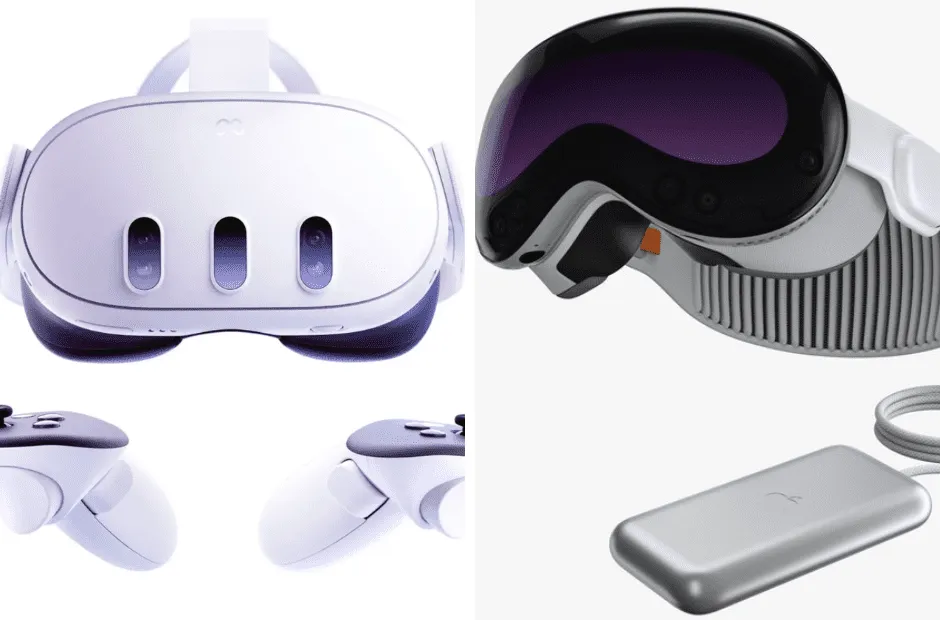 ความแตกต่างระหว่าง Meta Quest 3 และ Apple Vision Pro - KUBET