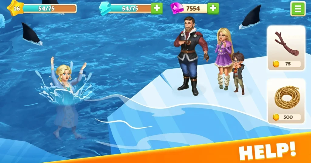 เกมมือถือ Frozen Farm-Island Adventure