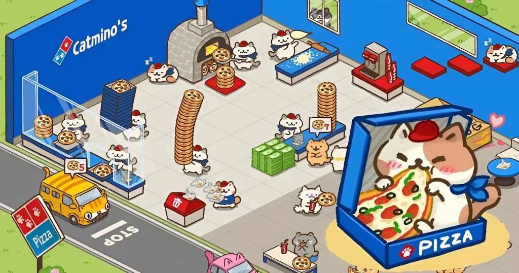 เกมมือถือ Pizza Cat-30min fun guarantee - KUBET