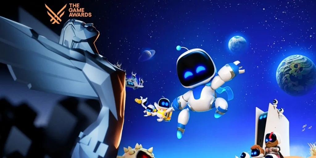 Astro Bot ในการประกาศรางวัล The Game Awards 2024