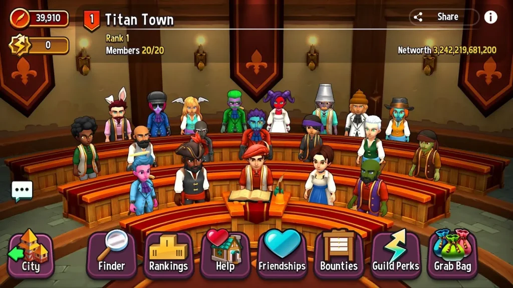 Shop Titans - เกมสร้างเมือง