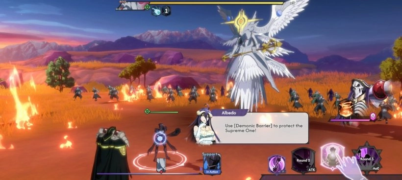 กราฟิก 3D บน เกมมือถือ Lord of Nazarick